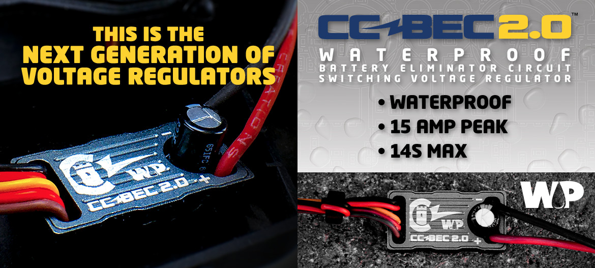 CC BEC 2.0 Waterproof Voltage Regulator CC BEC 2.0 Waterproof Voltage Regulator