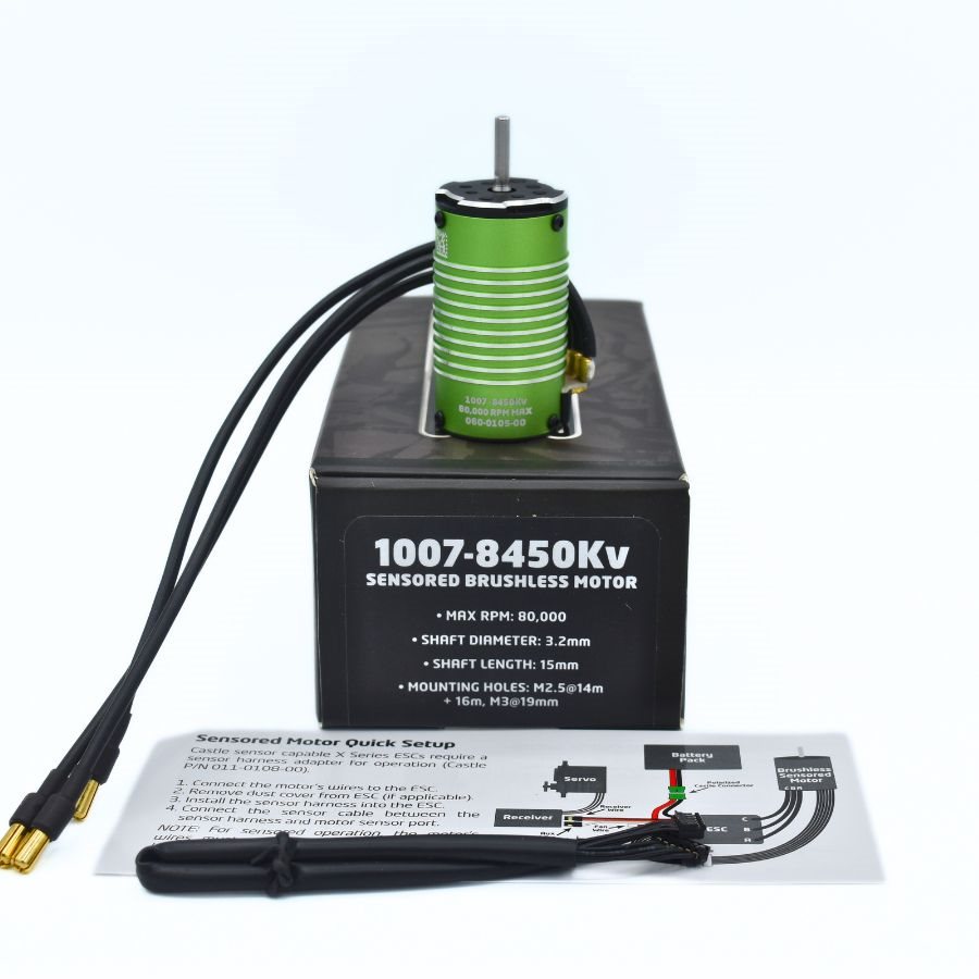 CASTLE 1007 SENSORED MOTOR-8450KV