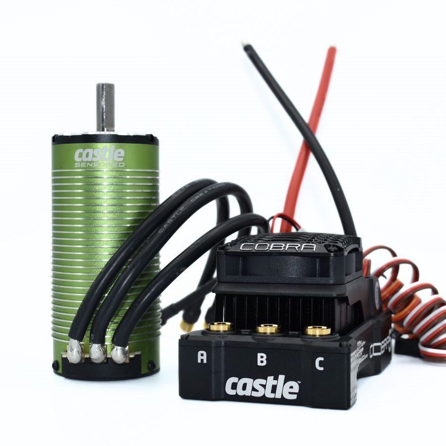 9.アイアンカウベルリース Castle Creations 010-0167-02 MAMBA XLX2/8S/33.6V ESC w/2028-1100KV