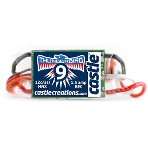 TB-9, 9A 15V BEC SPORT AIR BRUSHLESS ESC