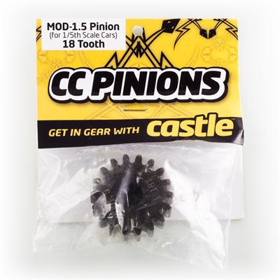 CC Pinion - MOD-1.5 - 18 Tooth