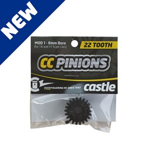 CC PINION 22T-MOD 1 8mm BORE