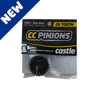CC PINION 26T-MOD 1 8mm BORE