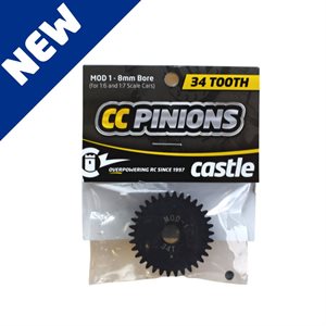 CC PINION 34T-MOD 1 8mm BORE