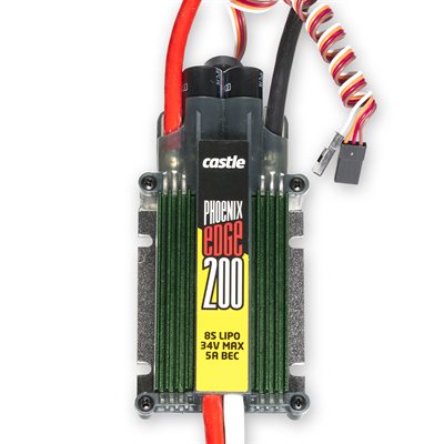  Phoenix Edge 200 AMP ESC, 8S / 33.6V with 5 AMP BEC 