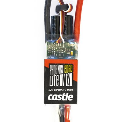 PHOENIX EDGE LITE HV 120 AMP ESC, 12S / 50.4V, NO BEC