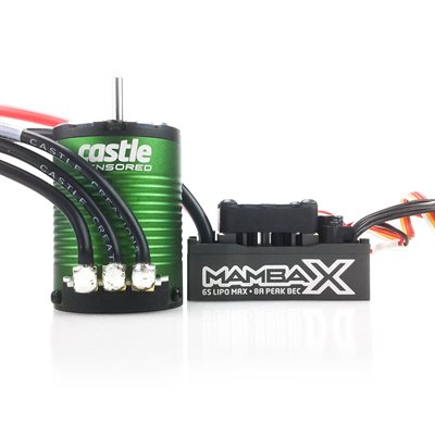 MAMBA X, 25.2V WP ESC AND 1406-4600KV SENSORED COMBO 