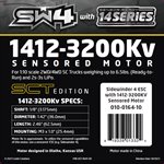 SIDEWINDER 4 SENSORLESS ESC SCT EDITION W / 1412-3200 SENSOR READY MOTOR