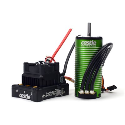 MAMBA MONSTER X 8S, 33.6V ESC W / 1520-1650KV SENSORED MOTOR