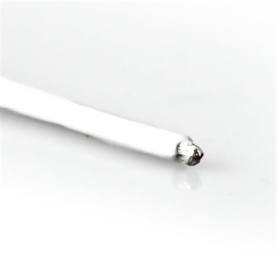 Castle Wire - 13 Gauge - White - 60"