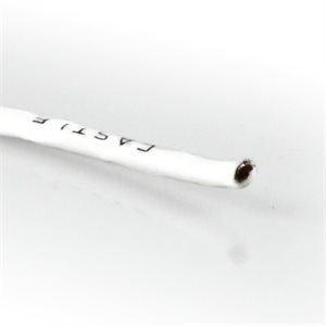 Castle Wire - 16 Gauge - White - 60"