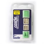 Polarized Castle Connectors - 6.5mm Male / Female Set