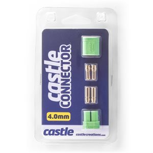 Polarized Castle Connectors - 4.0mm Male / Female Set