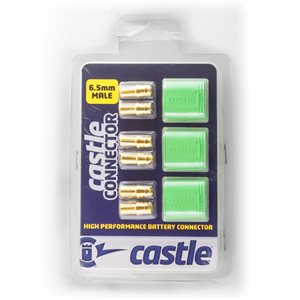 Polarized Castle Connectors - 6.5mm Male Multi-Pack
