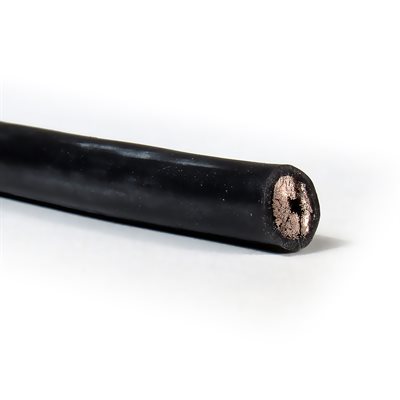 Castle Wire - 6 Gauge - Black - 24"