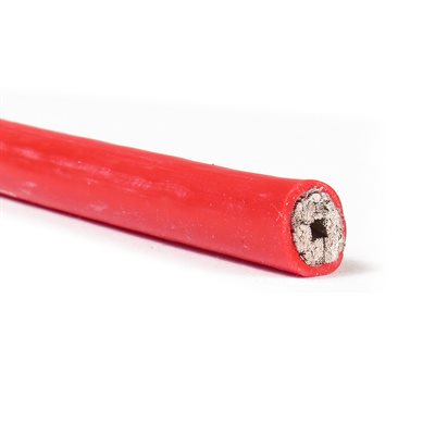 Castle Wire - 6 Gauge - Red - 24"