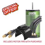 Castle 1515 Sensored Motor - 2200Kv with motor fan
