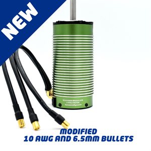 Castle 2028 Sensored Motor - 800Kv (MOD 6.5mm Bullets / 10AWG Wire)