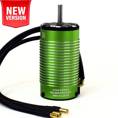 CASTLE 1515 SENSORED MOTOR - 2200KV (MOD 4MM BULLETS / 12AWG WIRE)