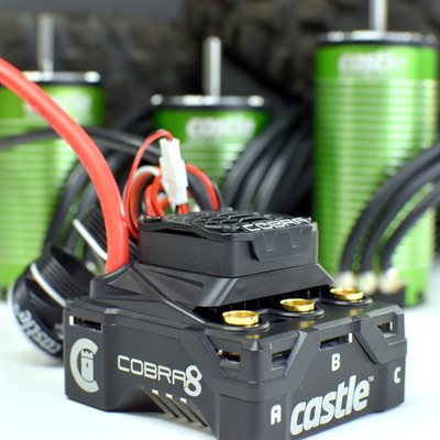 COBRA 8 25.2V ESC W / 1512-2650KV V2 SENSORED MOTOR COMBO