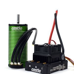 MAMBA MONSTER X 8s, 33.6V ESC W / 1520-1650KV V2 SENSORED MOTOR