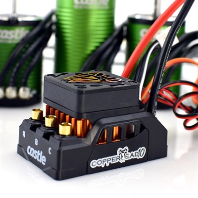 COPPERHEAD 10 SENSORED ESC MT EDITION W / 1415-2400KV SENSORED MOTOR