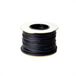 CASTLE WIRE - 8 GAUGE - BLACK - BULK 100M SPOOL