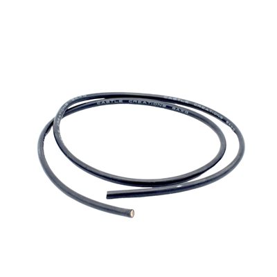 CASTLE WIRE - 8 GAUGE - BLACK - BULK 100M SPOOL