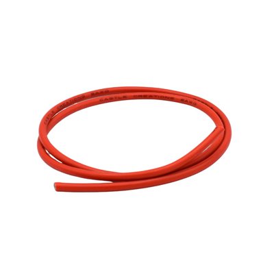 CASTLE WIRE - 8 GAUGE - RED - BULK 100M SPOOL