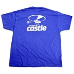 HELI-T, WHITE ON BLUE, XL