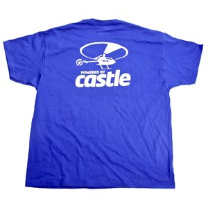 HELI-T, WHITE ON BLUE, 2XL