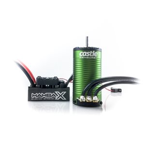 MAMBA X SCT, SENSORED, 25.2V WP ESC AND 1415-2400KV COMBO