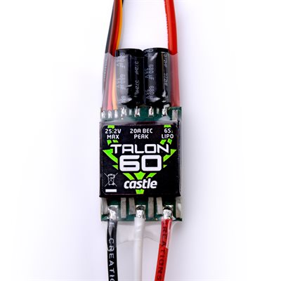 TALON 60 , 6S / 25.2V, 60 AMP ESC WITH 